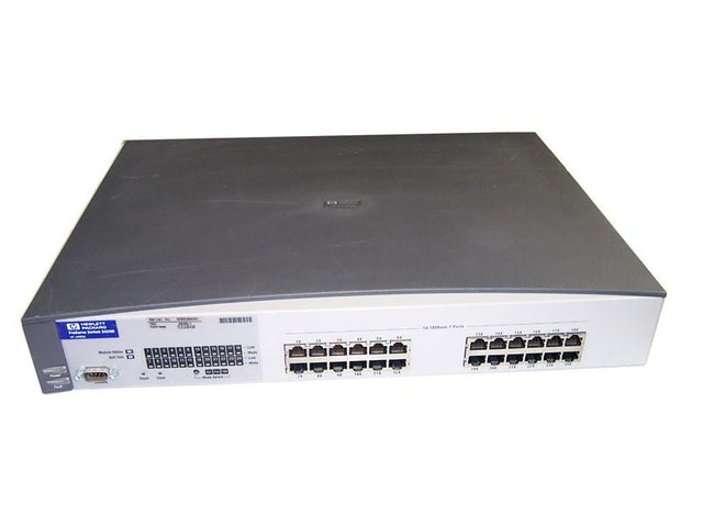 J4093-61101 HP ProCurve 2424M 24 x RJ-45 Ports 10/100BaseTX Layer 2 Managed Rack-mountable Fast Ethernet Network Switch