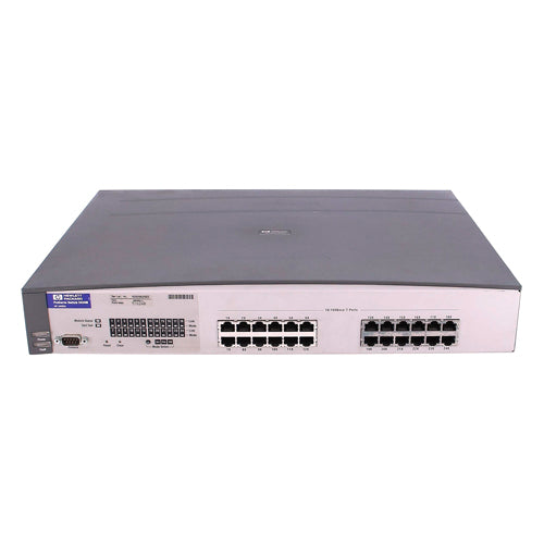J4093-69003 HP ProCurve 2424M 24 x RJ-45 Ports 10/100BaseTX Layer 2 Managed Rack-mountable Fast Ethernet Network Switch