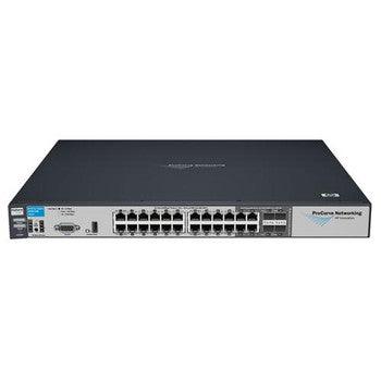 HP - J9049AABA - ProCurve 2900-24G 20-Ports 10/100/1000 RJ-45 2-Ports CX4 2-Ports X2 Manageable Layer3 Rack-mountable 1U Ethernet Switch with 4x Dual Pers