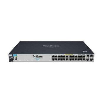 HP - J9086A#ABB/KIT2 - ProCurve 2610-24PWR 24-Ports 10/100Base-TX RJ-45 PoE Auto-sensing Manageable Layer3 Rack-mountable 1U Ethernet Switch with 2x SFP (