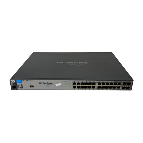 J9145A HP ProCurve 2910al Series 2910al-24G 20 x RJ-45 Ports 10/100/1000Base-T + 4 x Dual Personality RJ-45/SFP (mini-GBIC) Ports Layer 3 Managed Rack-mountable Gigabit Ethernet Network Switch