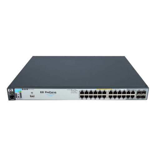 J9146A HP ProCurve 2910al Series 2910al-24G-PoE+ 20 x RJ-45 Ports PoE+ 10/100/1000Base-T + 4 x Dual Personality RJ-45/SFP Ports Layer 3 Managed Rack-mountable Gigabit Ethernet Network Switch