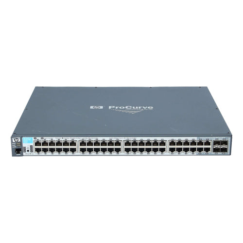 J9147AR#AKL HP ProCurve 2910 al Series 2910al-48G 44 x RJ-45 Ports 10/100/1000Base-T + 4 x Dual Personality RJ-45/SFP (mini-GBIC) Ports Layer 3 Managed Rack-mountable Stackable Gigabit Ethernet Network Switch