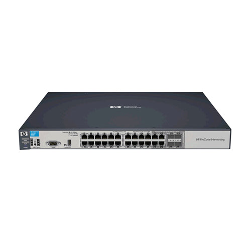 J9263AN HP ProCurve 6600 Series 6600-24G 20 x RJ-45 Ports 10/100/1000Base-T + 4 x Dual-Personality RJ-45/SFP Ports Layer 3 Managed Rack-mountable Stackable Gigabit Ethernet Switch