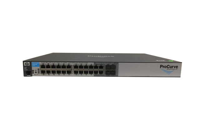 HP ProCurve 2510 Series E2510-24G 20 x RJ-45 Ports 10/100/1000Base-T + 4 x Dual Personality RJ-45/SFP mini-GBIC Ports Layer 2 Managed Rack-mountable Gigabit Ethernet Network Switch