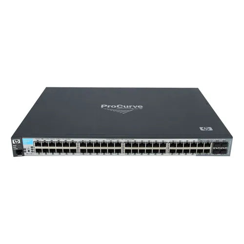 J9280A#ABB HP ProCurve E2510-48G 44 x Ports 10/100/1000Base-T + 4 x Dual Personality RJ-45/SFP (mini-GBIC) Ports Layer 2 Managed Rack-mountable Gigabit Ethernet Network Switch