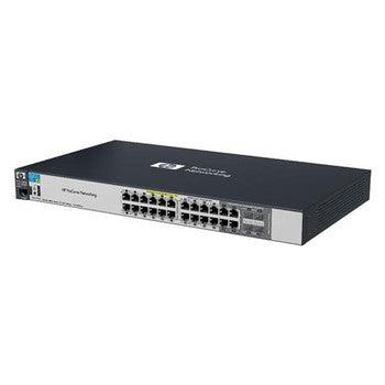 HP - J9299A#ABA-PROMO - ProCurve E2520-24-PoE 24-Ports 10/100/1000Base-T RJ-45 PoE Manageable Layer2 Rack-mountable Ethernet Switch with 4x Shared SFP (mi