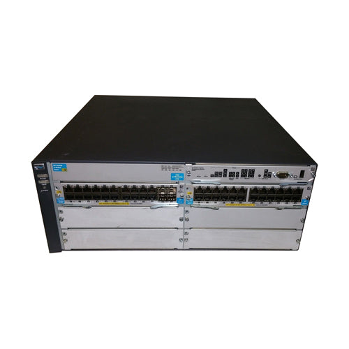 J9447A#ACC HP ProCurve 5400zl Series 5406zl-48G-PoE+ 44 x RJ-45 Ports PoE+ 10/100/1000Base-T + 4 x Open (mini-GBIC) Slots + 4 x Open Module slots Layer 2 Managed Rack-mountable Gigabit Ethernet Network Switch