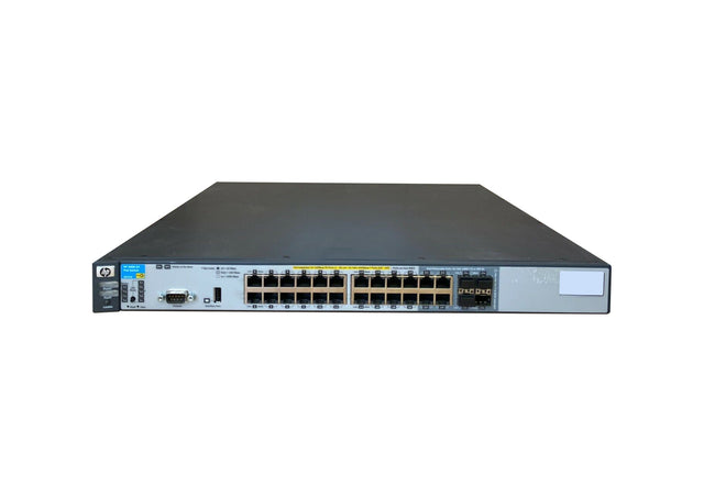 HP ProCurve 3500-24-PoE 20 x Ports PoE 10/100Base-TX + 4 x Ports Combo Gigabit SFP PoE + 4 x SFP+ Ports Layer 3 Managed 1U Rack-mountable Fast Ethernet Network Switch