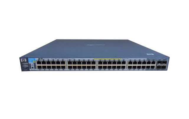 J9473AR - HP ProCurve 3500-48G-PoE 44 x Ports 10/100Base-TX PoE + 4 x Ports 10/100/1000Base-T PoE + 4 x 1000Base-X SFP (mini-GBIC) Ports Layer 3 Managed Fast Ethernet Network Switch