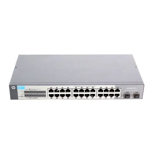 J9561AR HP ProCurve 1410-24G 24 x Ports 10/100/1000Base-T + 2 x SFP (mini-GBIC) Ports Layer 2 Unmanaged Gigabit Ethernet Network Switch