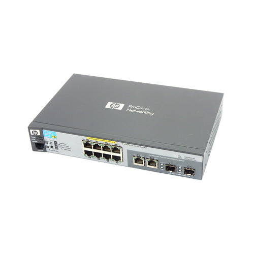 J9565A#ACQ HP Aruba 2615 Series 2615-8-PoE 8 x RJ-45 Ports PoE 10/100Base-TX + 2 x Dual-personality Ports Layer 3 Managed Rack-mountable Fast Ethernet Network Switch