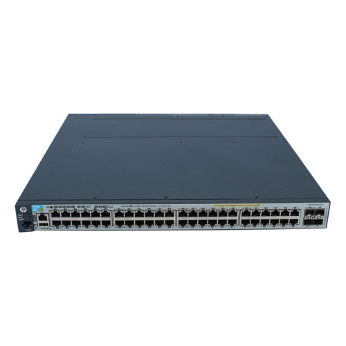 J9574ASR#AKL HP ProCurve 3800 Series 3800-48G-PoE+-4SFP+ 48 x RJ-45 Ports PoE+ 10/100/1000Base-T + 4 x SFP+ Ports Layer 3 Managed Rack-mountable Gigabit Ethernet Network Switch