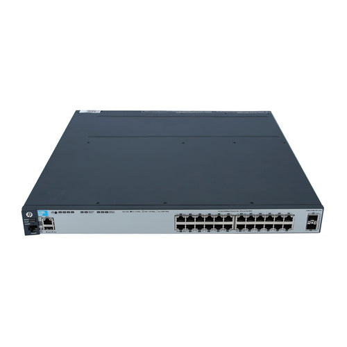 J9575AR#B8X HP Aruba 3800 Series 3800-24G-2SFP+ 24 x RJ-45 Ports 10/100/1000Base-T + 2 x SFP+ Ports Layer 3 Managed Rack-mountable Gigabit Ethernet Network Switch