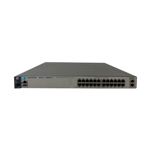 J9585A#ABB HP Procurve 3800 Series 3800-24G-2XG 24 x RJ-45 Ports 10/100/1000Base-T + 2 x RJ-45 10GBase-T Ports Layer 3 Managed 1U Rack-mountable Gigabit Ethernet Network Switch
