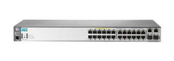 HP - J9624-60001 - 12-Ports 10/100Base-TX RJ-45 PoE+ 12-Ports 10/100Base-TX RJ-45 Manageable Rack-mountable Ethernet Switch with 2x 10/100/1000Base-T RJ-4