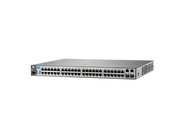 J9627-61001 HP Aruba 2620 Series E2620-48-PoE+ 48 x RJ-45 Ports PoE+ 10/100Base-TX + 2 x GE RJ-45 Ports + 2 x open mini-GBIC SFP slots Layer 3 Managed Rack-mountable Fast Ethernet Network switch