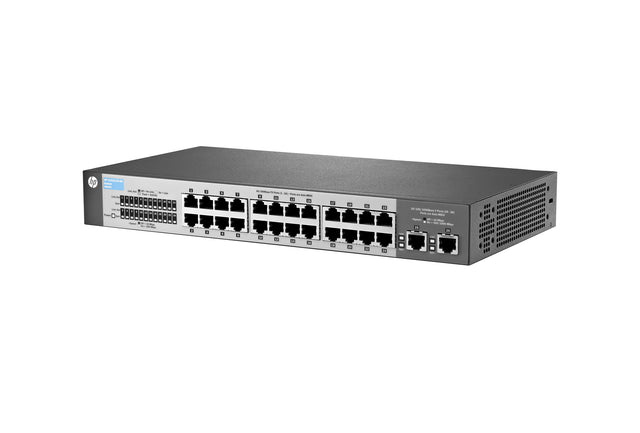 HP OfficeConnect 1410 Series 1410-24-2G 24 x Ports 10/100Base-TX + 2 x SFP Ports Layer 2 Unmanaged Fast Ethernet Network Switch