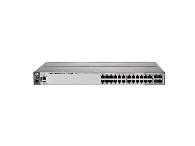 J9727A#ABA HP Aruba 2920-24G PoE+ 20 x RJ-45 Ports PoE+ 10/100/1000Base-T + 4 x RJ-45 dual-personality Ports PoE+ Layer 2 Managed Rack-mountable Gigabit Ethernet Network Switch