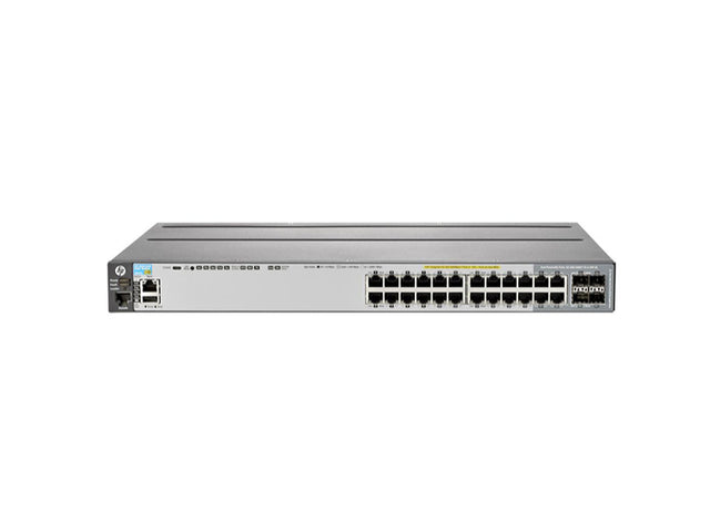 J9727A#ACC HP Aruba 2920-24G PoE+ 20 x RJ-45 Ports PoE+ 10/100/1000Base-T + 4 x RJ-45 dual-personality Ports PoE+ Layer 2 Managed Rack-mountable Gigabit Ethernet Network Switch