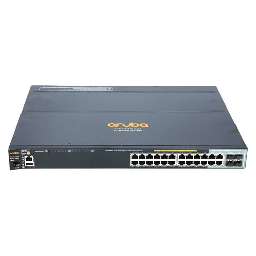 J9727AR HP Aruba 2920-24G PoE+ 20 x RJ-45 Ports PoE+ 10/100/1000Base-T + 4 x RJ-45 dual-personality Ports PoE+ Layer 2 Managed Rack-mountable Gigabit Ethernet Network Switch