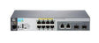 HP - J9780-60001 - 2530 8-Ports RJ-45 10/100/1000 -T PoE+ Manageable Layer 2 Rack-mountable 1U with Combo 2x Gigabit SFP Switch