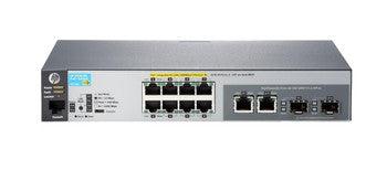 HP - J9780ARABA - 2530 8-Ports RJ-45 10/100/1000 -T PoE+ Manageable Layer 2 Rack-mountable 1U with Combo 2x Gigabit SFP Switch