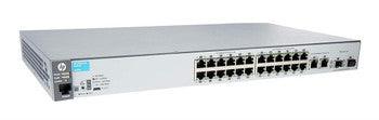 HP - J9782A-ABB - c 2530-24 24-Ports 10/100 RJ-45 Manageable Layer2 Rack-mountable Desktop Wall-mountable Ethernet Switch with 2x 10/100/1000 RJ-45 Uplink