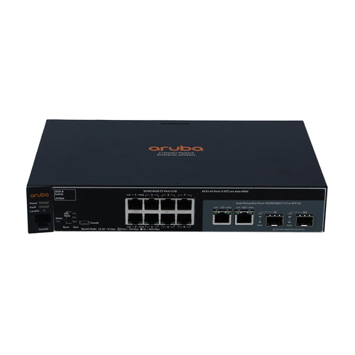 J9783A#AKJ HP Aruba 2530 Series 2530-8 8 x RJ-45 Ports 10/100Base-TX + 2 x Combo Fast SFP Ports Layer 2 Managed Rack-mountable Fast Ethernet Network Switch