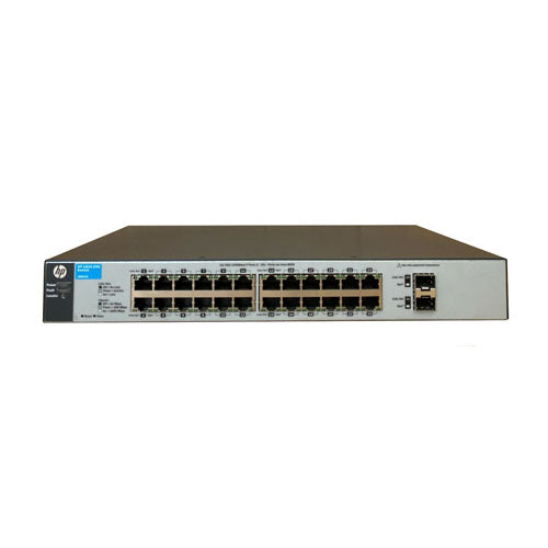 J9803-60101 HP OfficeConnect 1810 Series 1810-24G v2 24 x RJ-45 Ports 10/100/1000Base-T + 2 x SFP (mini-GBIC) Ports Layer 2 Managed 1U Rack-mountable Gigabit Ethernet Network Switch