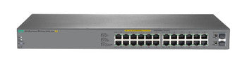 HP - J9983A#B2B - E OfficeConnect 1820 24G PoE+ (185W) Switch 24 x Gigabit Ethernet Network 2 x Gigabit Ethernet Expansion Slot Manageable Twisted Pair O
