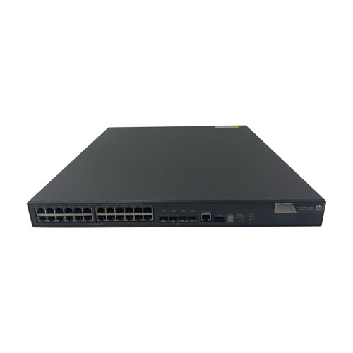 JC099-61001 HP 5800-24G-PoE+ 24 x Ports PoE+ 10/100/1000Base-T + 4 x SFP Ports Layer 3 Managed Rack-mountable Gigabit Ethernet Network Switch