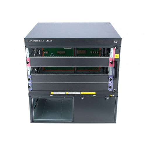 JD240CR HP FlexNetwork 7500 Series 7503 3 x I/O Module Slots + 2 x Fabric Slots 10U Rack-mountable Network Switch Chassis