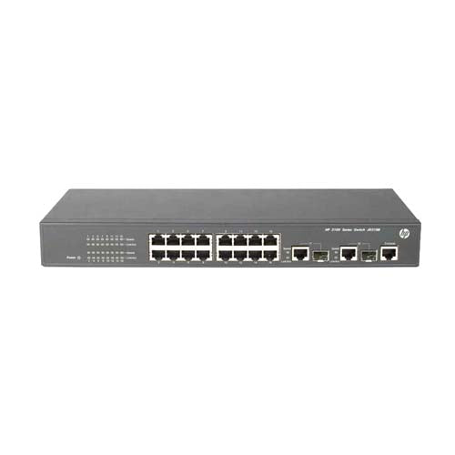 JD319B HP 3100 Series 3100-16 v2 16 x RJ-45 Ports 10/100Base-TX + 2 x Dual Personality RJ-45/SFP Ports Layer 2 Managed Rack-mountable Fast Ethernet Network EI Switch