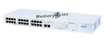 HP - JD987A#ABA - 2126-G 24-Ports 10/100 RJ-45 Unmanaged Desktop Rack-mountable Stackable Switch with 2x 10/100/1000 RJ-45 Uplink Ports