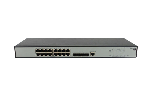 JE005AR - HP ProCurve 1910 Series 1910-16G 16 x Ports 10/100/1000Base-T + 4 x SFP Ports Layer 3 Managed Rack-mountable Gigabit Ethernet Network Switch