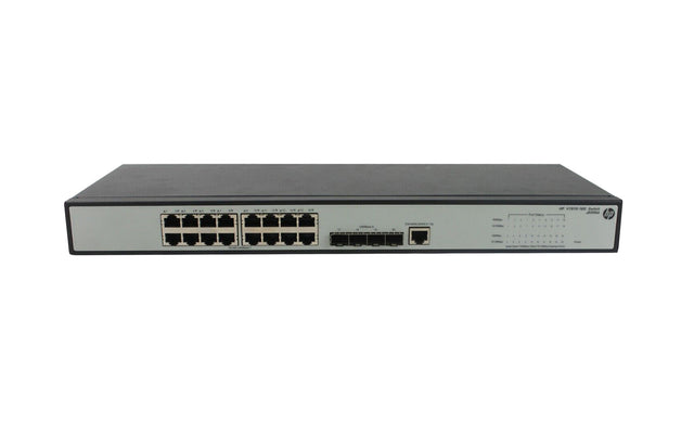 JE005AR#ABG - HP ProCurve 1910 Series 1910-16G 16 x Ports 10/100/1000Base-T + 4 x SFP Ports Layer3 Managed Rack-mountable Gigabit Ethernet Network Switch