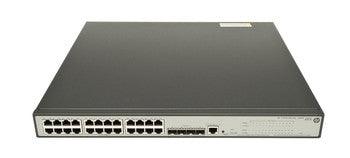 HP - JE007AABA - V1910-24G-PoE 24-Ports 10BASE-T/100BASE-TX/1000BASE-T RJ-45 PoE Manageable Rack-mountable 1U Gigabit Ethernet Switch with 4x SFP (mini GB