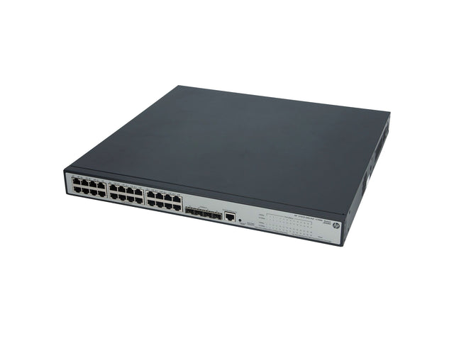 HP ProCurve 1910 Series 1910-24G-PoE 24 x RJ-45 Ports PoE+ 10/100/1000Base-T + 4 x SFP mini-GBIC Ports Layer 3 Managed Rack-mountable Gigabit Ethernet Network Switch