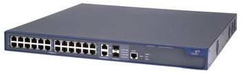 HP - JF427-61002 - E4210-24 24-Ports 10/100MBPS RJ-45 Manageable Layer2 Rack-mountable Fast Ethernet Switch with 2x Gigabit SFP (mini-GBIC) Ports (Refurbi