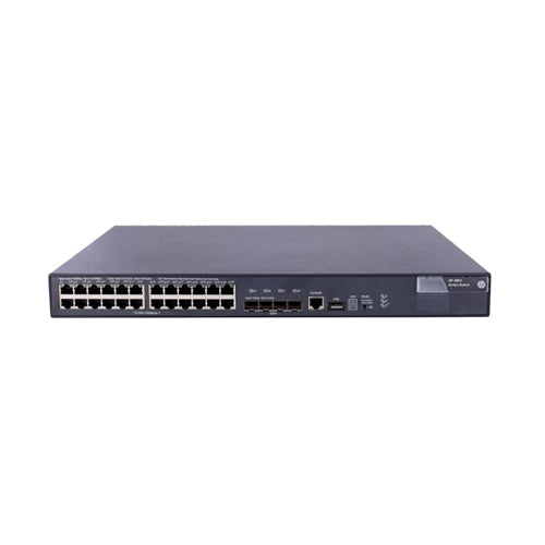 JG256-61001 HP FlexFabric 5800 Series 5800-24G-SFP 24 x SFP Ports 1000Base-X + 4 x SFP+ Ports Layer 3 Managed Rack-Mountable Gigabit Ethernet Network Switch