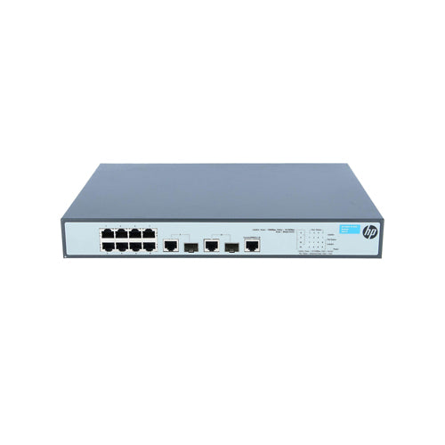 JG537A#AKL HP OfficeConnect 1910 Series 1910-8-PoE+ 8 x RJ-45 Ports PoE+ 10/100Base-TX + 2 x Dual Personality Ports Layer 3 Managed Rack-Mountable Fast Ethernet Network Switch