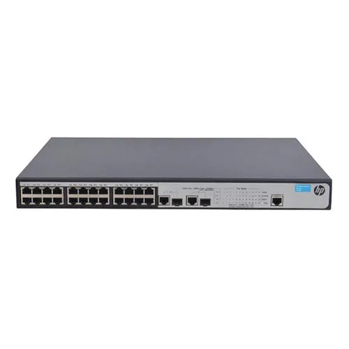 JG538-61001 HP OfficeConnect 1910 Series 1910-24 24 x RJ-45 Ports 10/100Base-TX + 2 x Combo Gigabit SFP Ports Layer 3 Managed 1U Rack-Mountable Fast Ethernet Network Switch