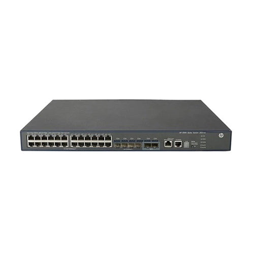 JG681AR HP 5500-24SFP-2G-2SFP+ 24 x Ports 24 x SFP Ports 1000Base-X + 4 x RJ-45 Ports + 2 x SFP+ Ports Layer 2 Managed Rack-mountable Gigabit Ethernet Network Switch