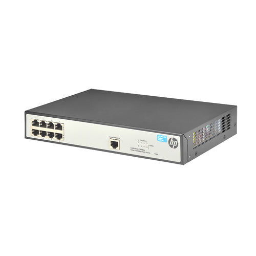 JG912A#ABB HP Office Connect 1620 Series 1620-8G 8 x RJ-45 Ports 10/100/1000Base-T Layer 2 Managed Rack-mountable Gigabit Ethernet Network Switch