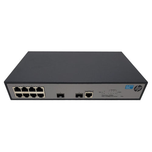 JG920A#AKM HP OfficeConnect 1920 Series 1920-8G PoE+ 8 x RJ-45 Ports PoE+ 10/100/1000Base-T + 2 x SFP Ports Layer 3 Managed Rack-mountable Gigabit Ethernet Network Switch