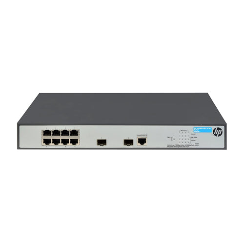 JG921A#ABA HP OfficeConnect 1920 Series 1920-8G-PoE+ 8 x RJ-45 Ports PoE+ 10/100/1000Base-T + 2 x SFP Ports Layer 3 Managed Rack-mountable Gigabit Ethernet Network Switch