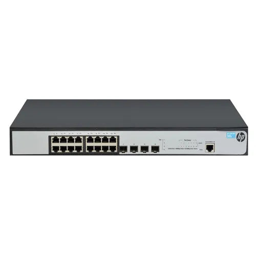 JG923AR#ABB HP OfficeConnect 1920 Series 1920-16G 16 x RJ-45 Ports 10/100/1000Base-T + 4 x SFP Ports Layer 3 Managed Rack-Mountable Gigabit Ethernet Network Switch
