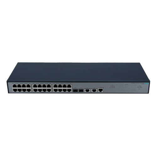 JG960A#AC3 HP OfficeConnect 1950 Series 1950-24G-2SFP+-2xGT 24 x RJ-45 Ports 10/100/1000Base-T + 2 x SFP+ Ports + 2 x Dual Personality RJ-45/SFP+ Ports Layer 3 Managed Rack-mountable Stackable Gigabit Ethernet Network Switch