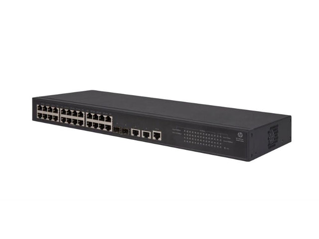JG960A HP OfficeConnect 1950 Series 1950-24G-2SFP+-2xGT 24 x RJ-45 Ports 10/100/1000Base-T + 2 x SFP+ Ports + 2 x Dual Personality RJ-45/SFP+ Ports Layer 3 Managed Rack-mountable Stackable Gigabit Ethernet Network Switch